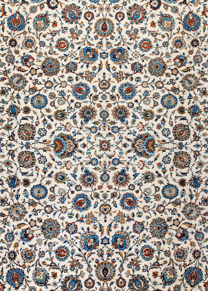 Kashan Fine Allover Persian Rug (Ref 114.1) 435x325cm