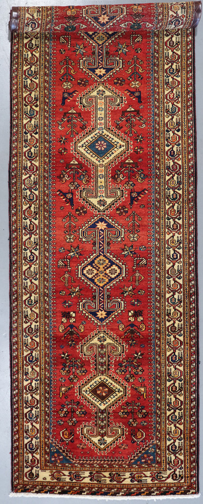 Shiraz Qashqai Fine Vintage Persian Runner (Ref 71) 420x110cm