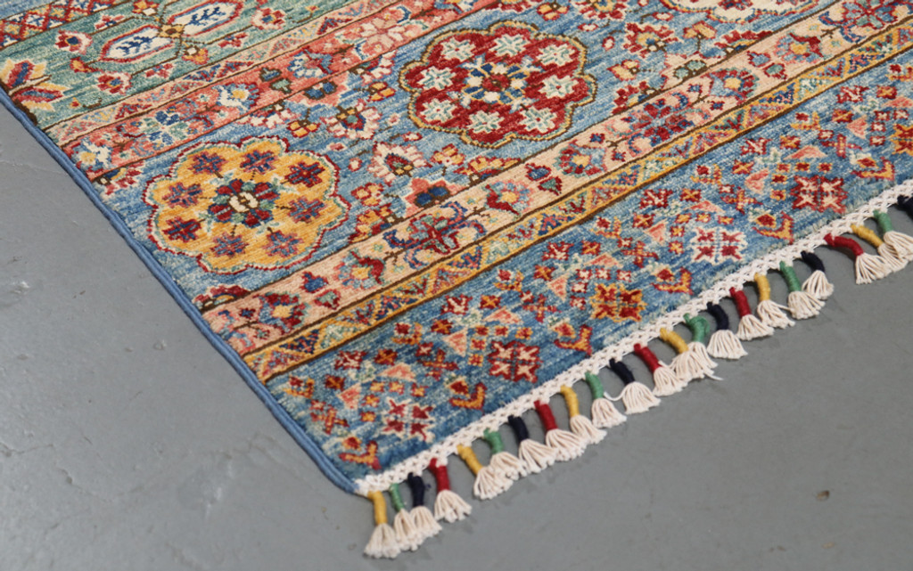 Kazak Suzani Fine Veggie Dye Rug (Ref 343) 243x167cm