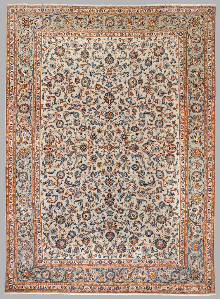 Kashan Fine Allover Persian Rug (Ref 119) 380x263cm
