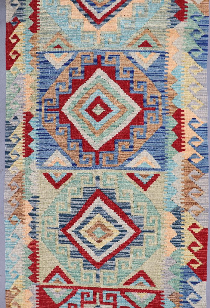  Kyber Fine Veg Dye Kilim Runner (Ref 740) 400x77cm