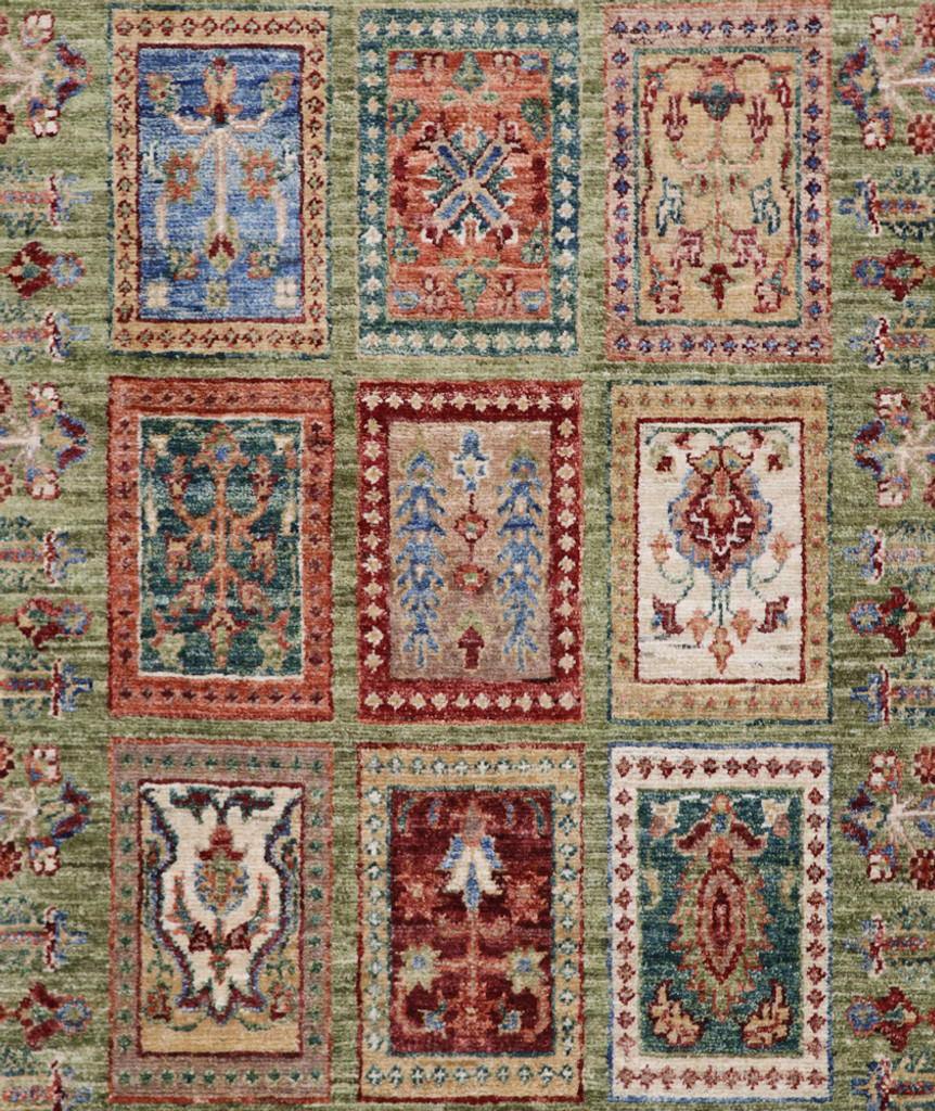 Chobi Fine Ferehan Panel Design Veg Dye Rug (Ref 273) 293x80cm