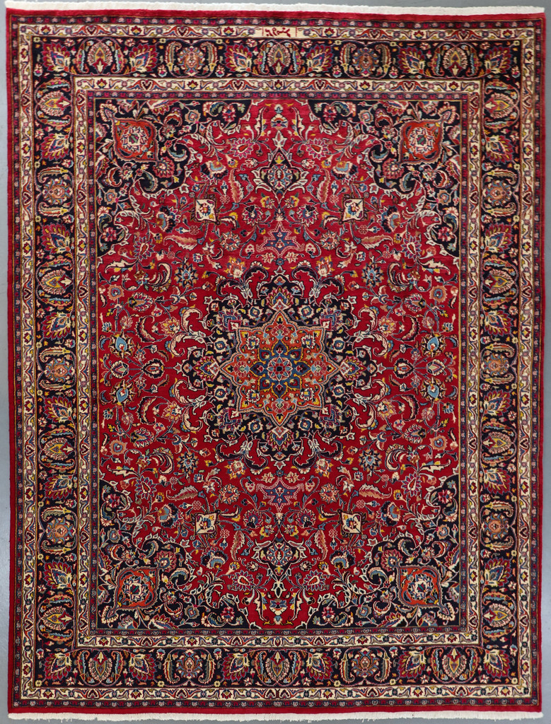  Mashad Signed Persian Rug (Ref 2402) 390x294cm