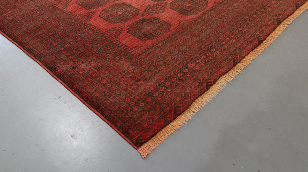 Kundus Fine Afghan Vintage Bokhara Tribal Rug (Ref 242) 305x195cm