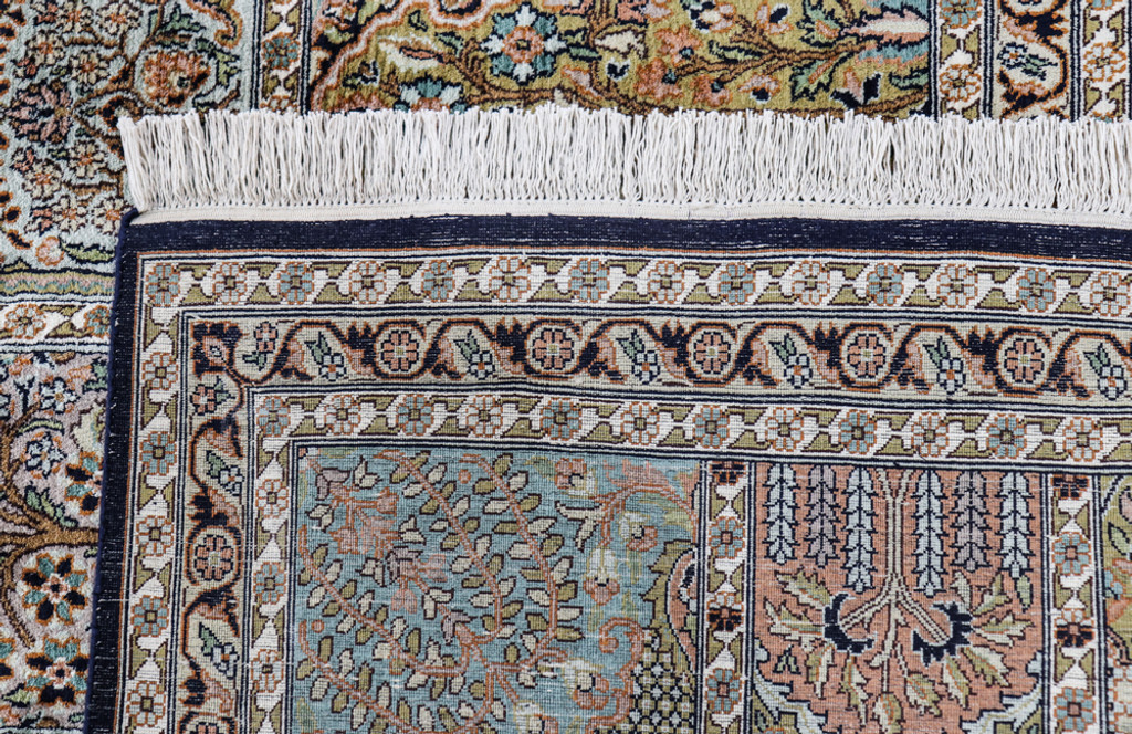 Kashmir Fine Pure Silk Rug (Ref 1047) 353x246cm