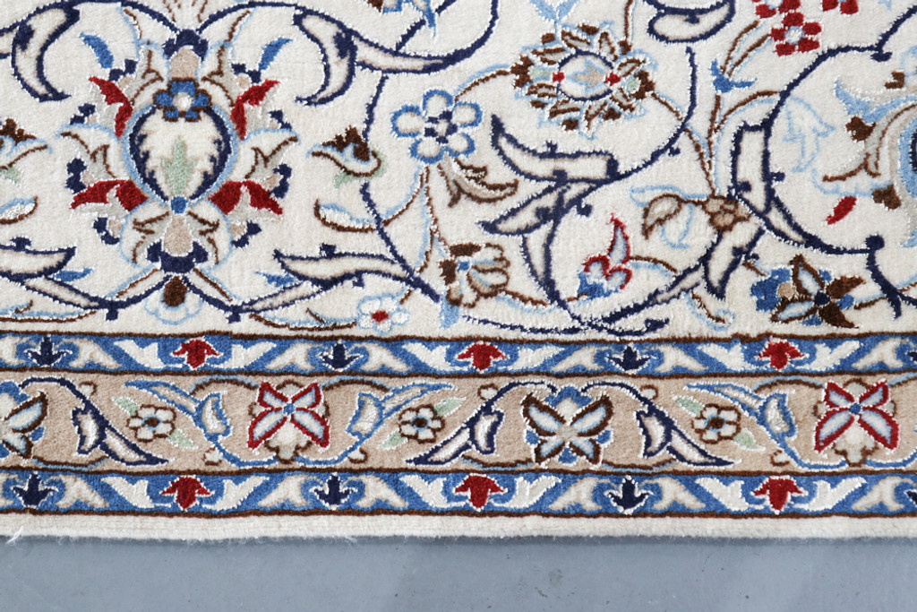  Nain Fine Wool & Silk Inlay 9la Persian Rug (Ref 7156a) 432x301cm