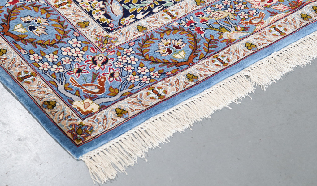  Isfahan Fine Floral Persian Rug (Ref 112) 230x150cm