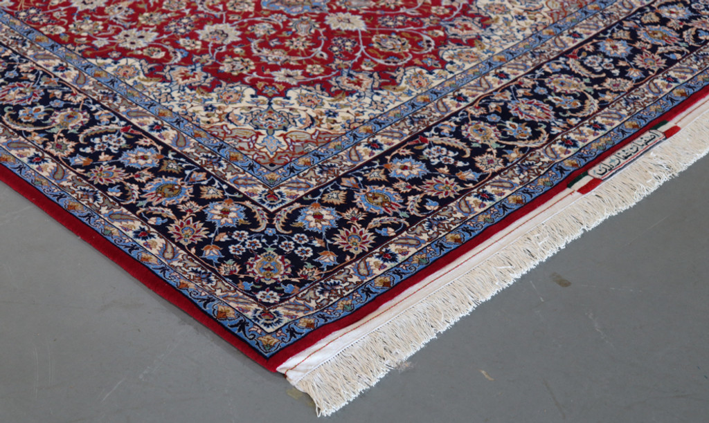  Isfahan Fine Floral Persian Rug (Ref 6) 244x155cm