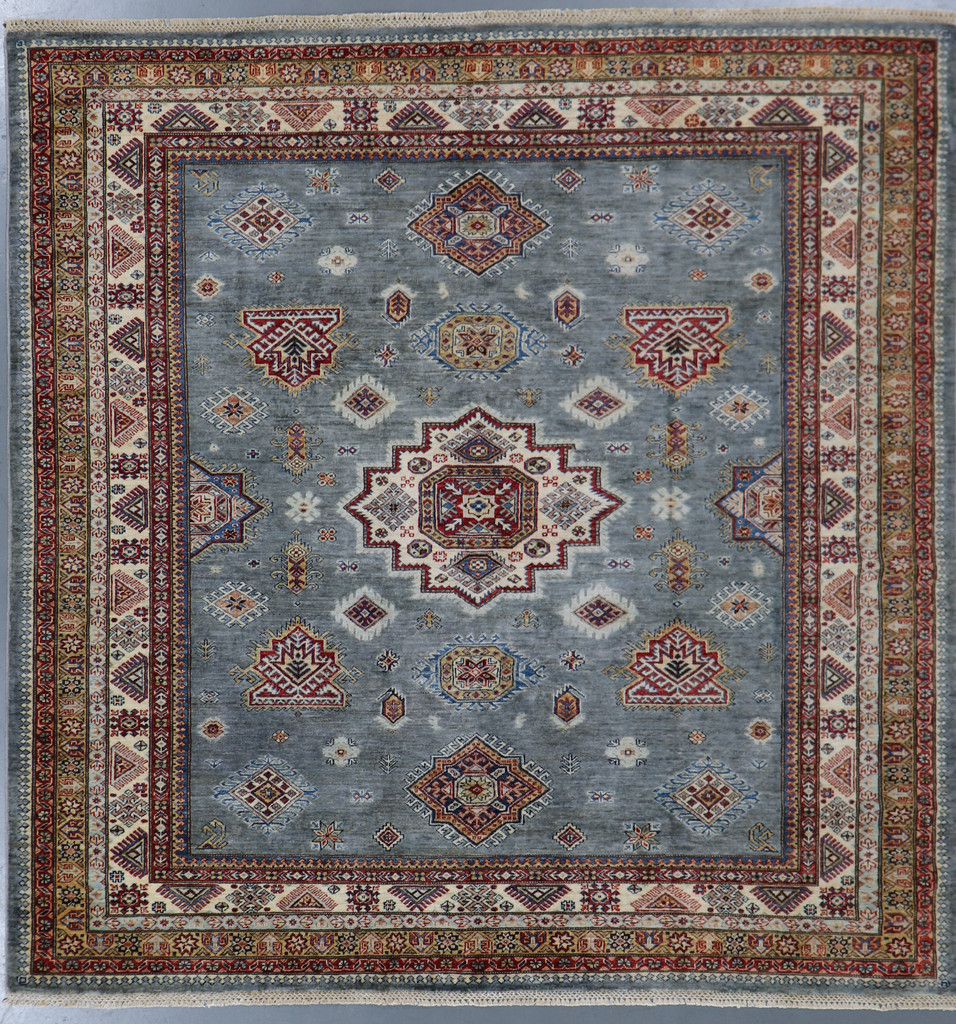 Kazak Farahan Fine Veg Dye Rug (Ref 408) 243x243cm