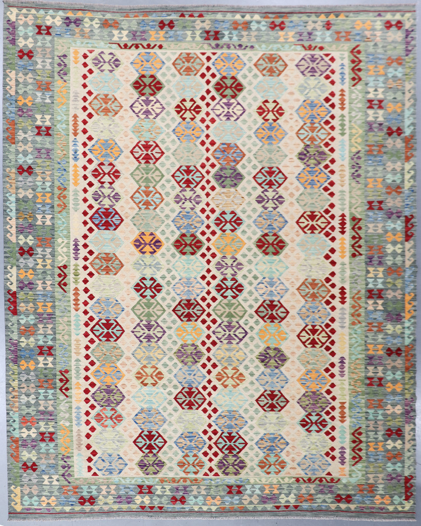 Veg Dye Afghan Kilim Fine (Ref 16) 401x301cm