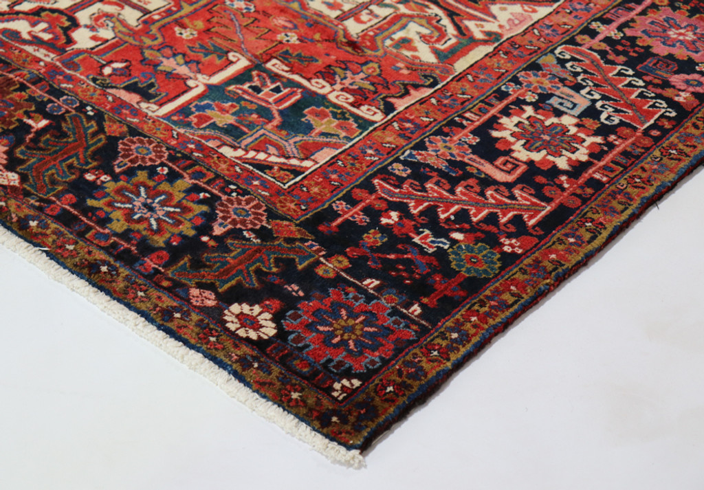 Heriz Fine Vintage Village Persian Rug (Ref 58) 350x240cm