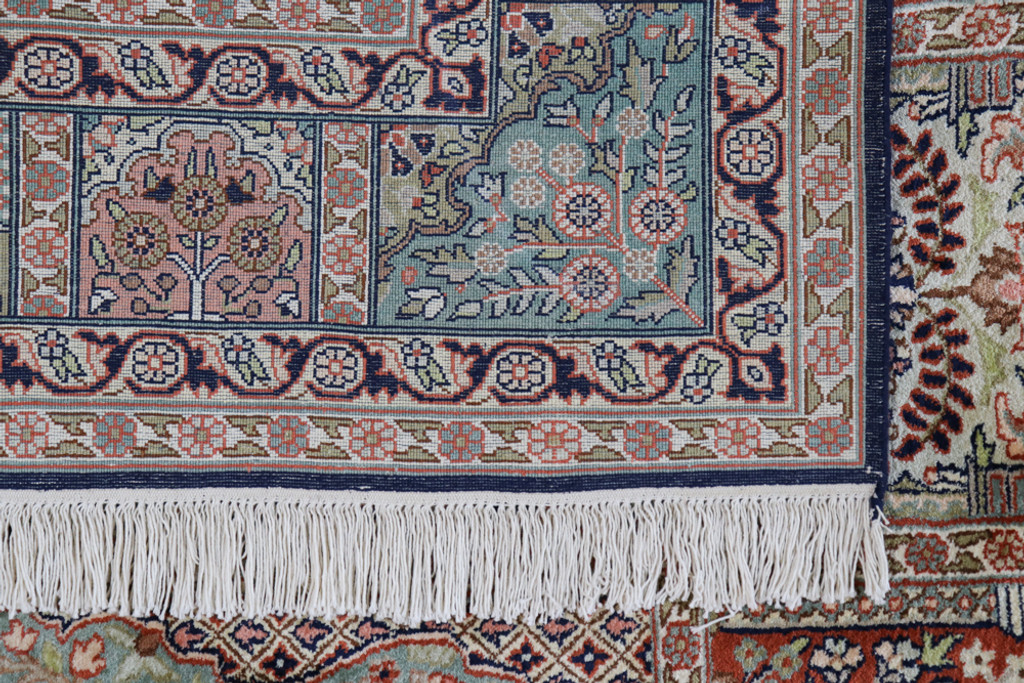 Kashmir Pure Silk Rug (Ref 339a) 199x126cm