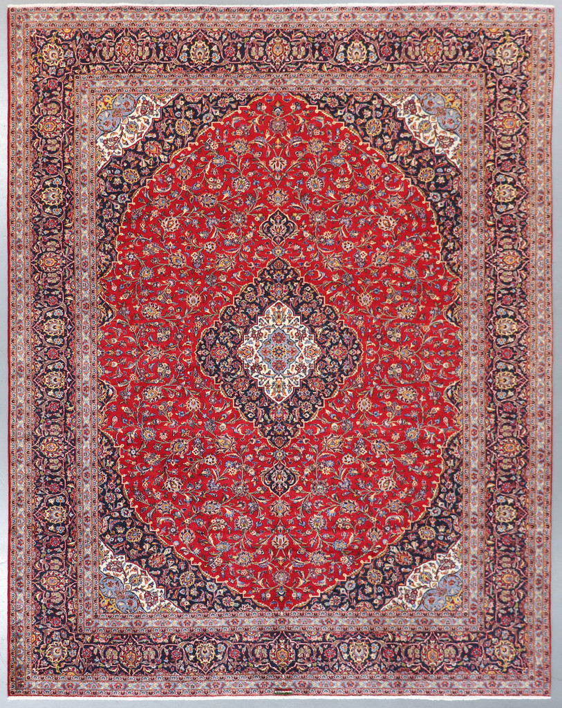 Kashan Kork Wool Persian Rug (Ref 462) 395x300cm