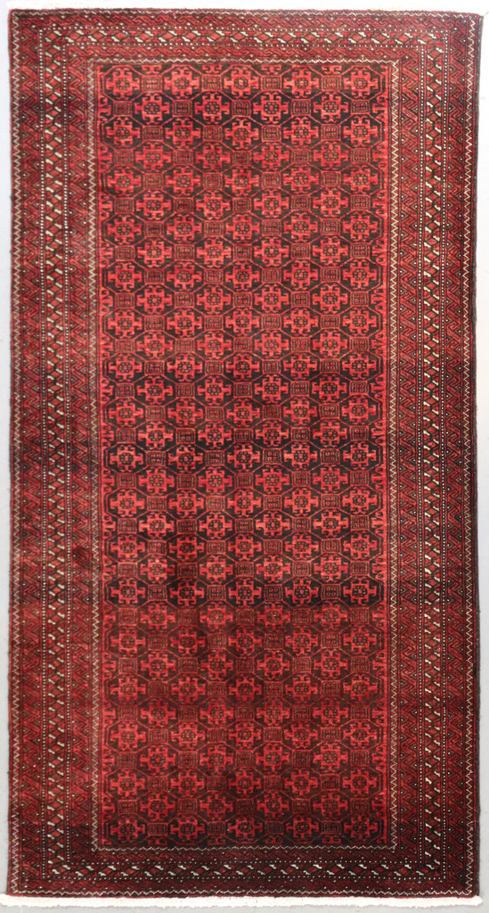 Turkmen Tekke Fine Tessellated Tribal Rug (Ref 29) 220x115cm