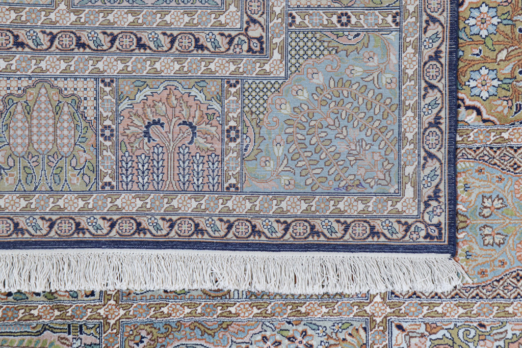 Kashmir Fine Pure Silk Rug (Ref 366) 305x217cm