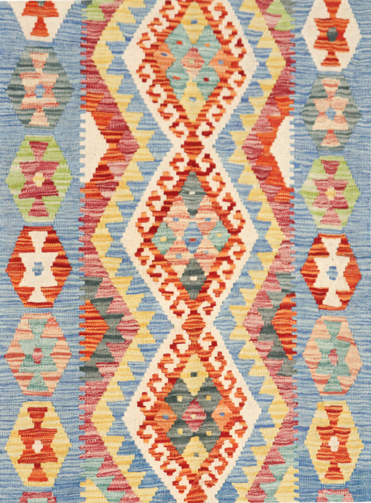 Kyber Fine Veg Dye Kilim Runner (Ref 1370) 487x83cm