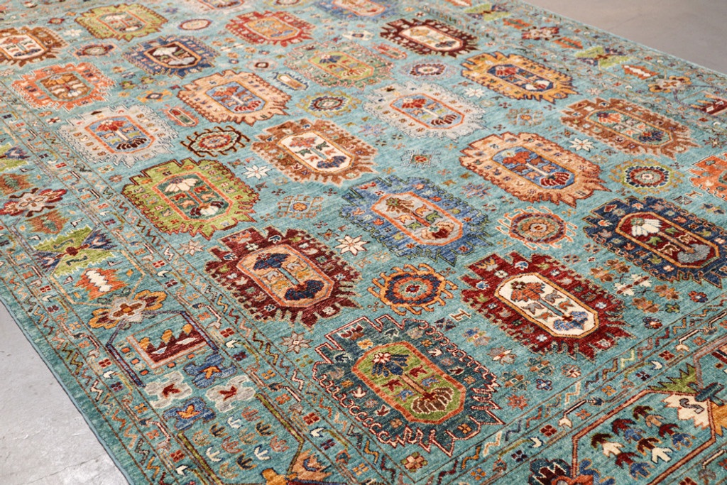 Kazak Suzani Khorjin Fine Veg Dye Rug (Ref 818) 318x210cm