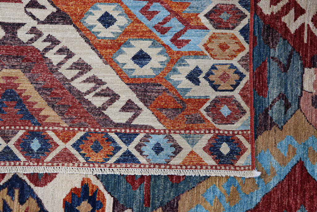 Afghan Revival Luristan Khorjin Fine Veg Dye Rug (Ref 823) 295x245cm