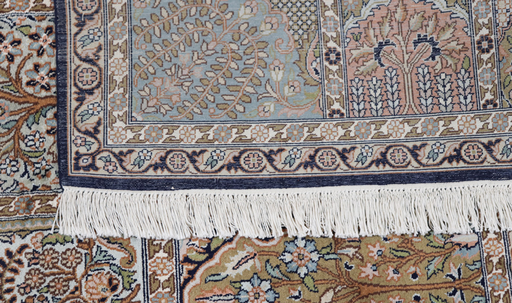  Kashmir Pure Silk Rug (Ref 366a) 305x217cm