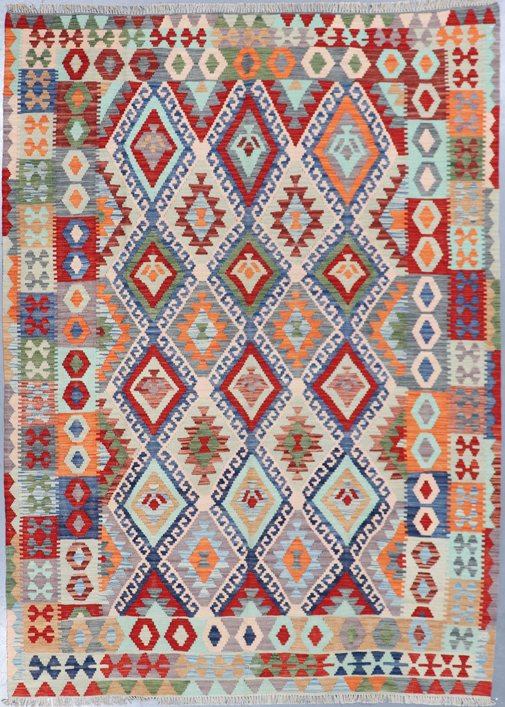 Veggie Dye Afghan Kilim (Ref 50) 290x208cm