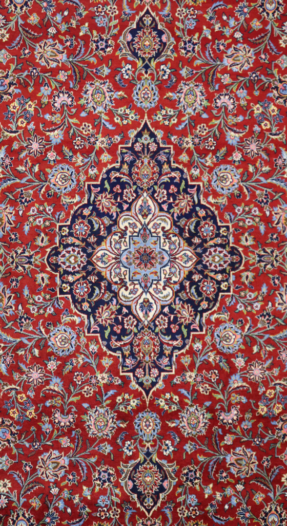 Fine Lambswool Kashan Persian Rug (Ref 109a) 345x216cm