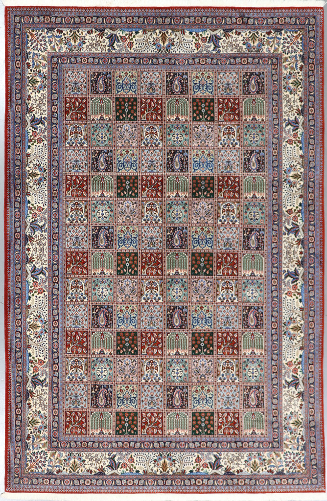 Birjand Paradise Panel Design Persian Rug (Ref 456) 298x198cm