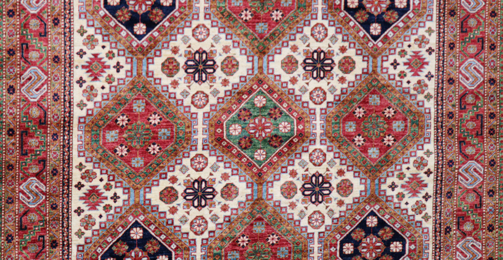 Afghan  Chobi Yelemeh Veg  Dye Rug (Ref 828) 300x203cm