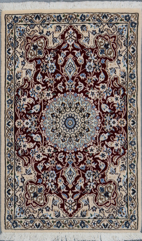 Nain 9L Persian Rug (Ref 216) 100x65cm