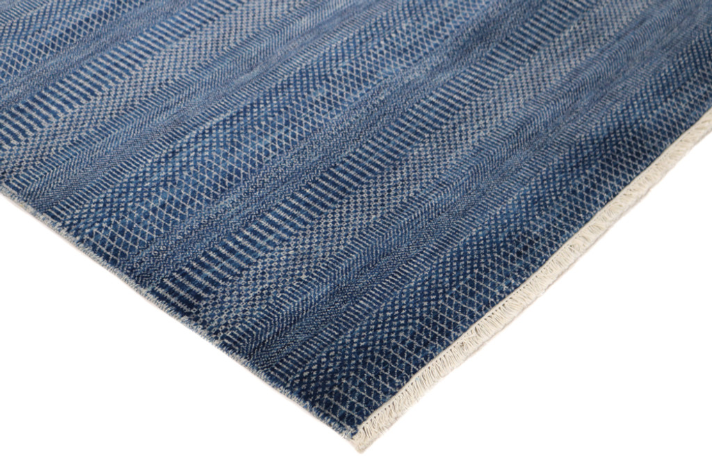 Transitional Marine Blue River Jaipur Rug (Ref 101) 312x244cm