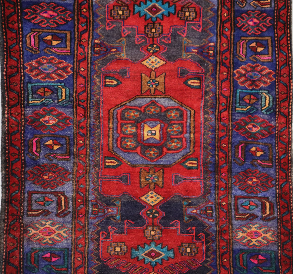 Hamadan Vintage Persian Rug (Ref 33) 183x110cm