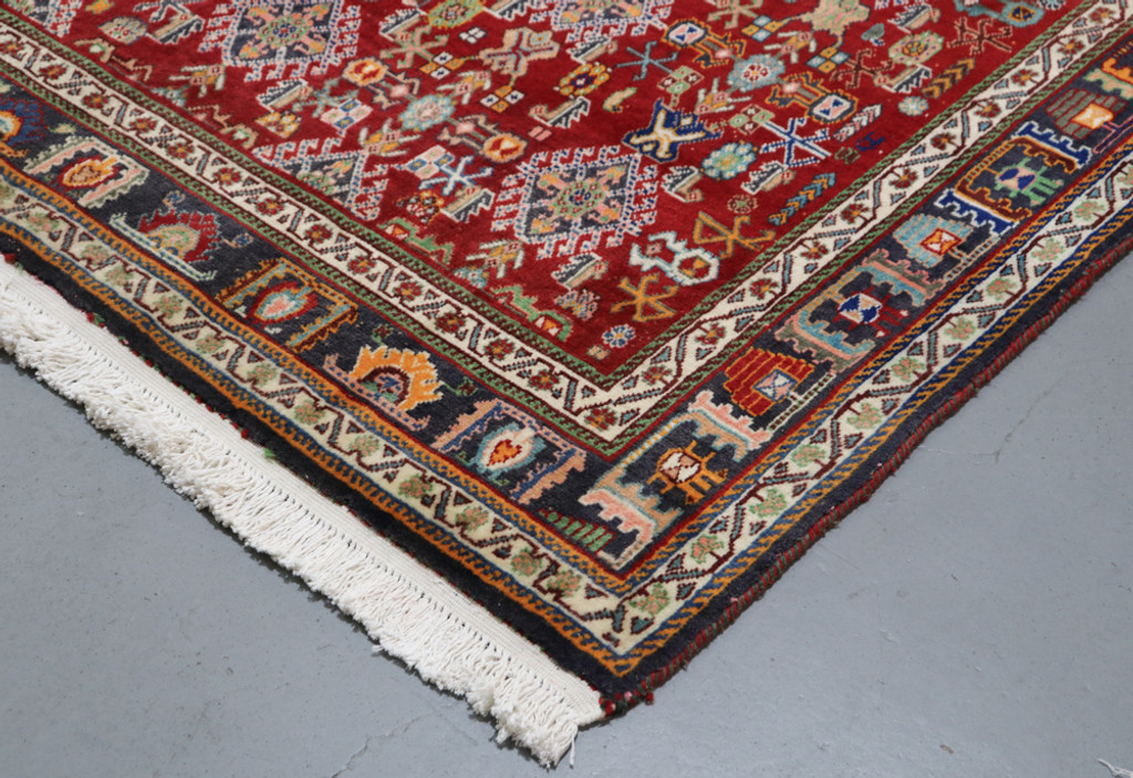 Shiraz Qashqai  Vintage Persian Rug (Ref 451) 240x156cm