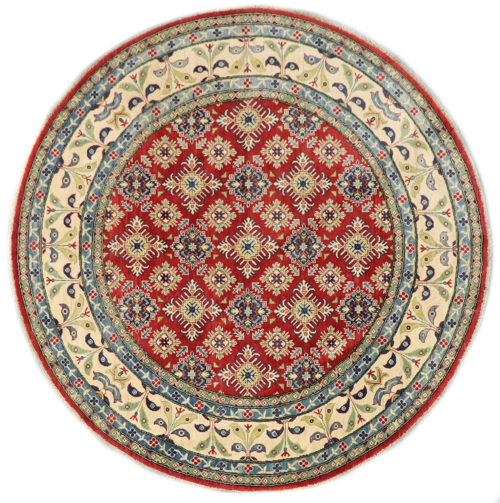 Kazak Veggie Dye Round Rug (Ref 287) 240x240cm