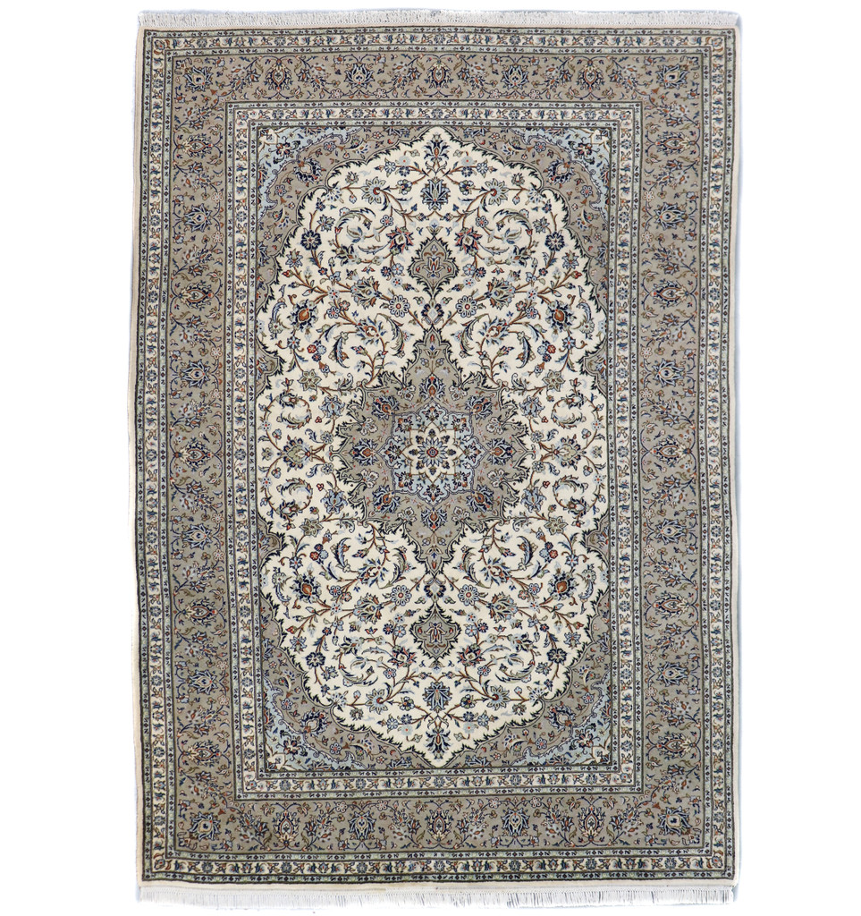 Kashan Fine Pistachio Persian Rug (Ref 938) 300x210cm