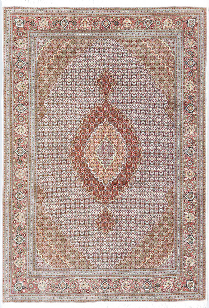 Persian Mahi Tabriz Lambs Wool  Fine 50 Raj Herati Persian Rug (Ref 667 303x205cm