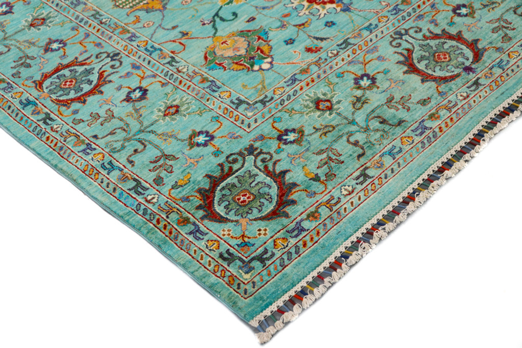 Suzani Khorjin Fine Veg Dye Rug (Ref 1022) 295x247cm