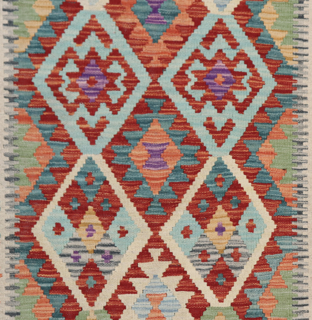  Veg Dye Afghan Kilim Runner (Ref 387) 592x82cm