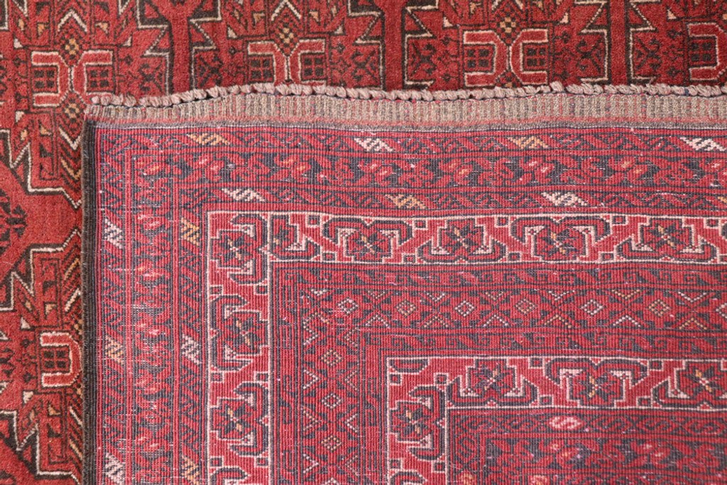 Vintage Qunduz Afghan c1950 Bokhara Rug (Ref 1110) 272x198cm