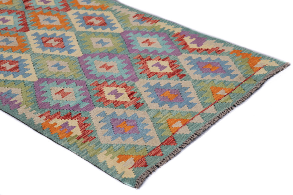 Veg Dye Afghan Kilim Runner (Ref 386) 482x81cm