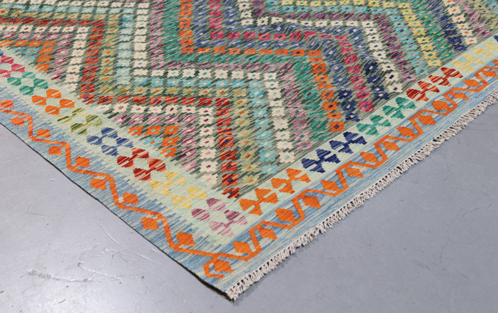 Veg Dye Afghan Kilim (Ref 47) 306x207cm