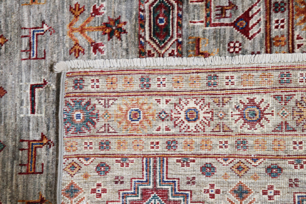  Kazak Suzani Khorjin Fine Veg Dye Rug (Ref 1001) 233x168cm