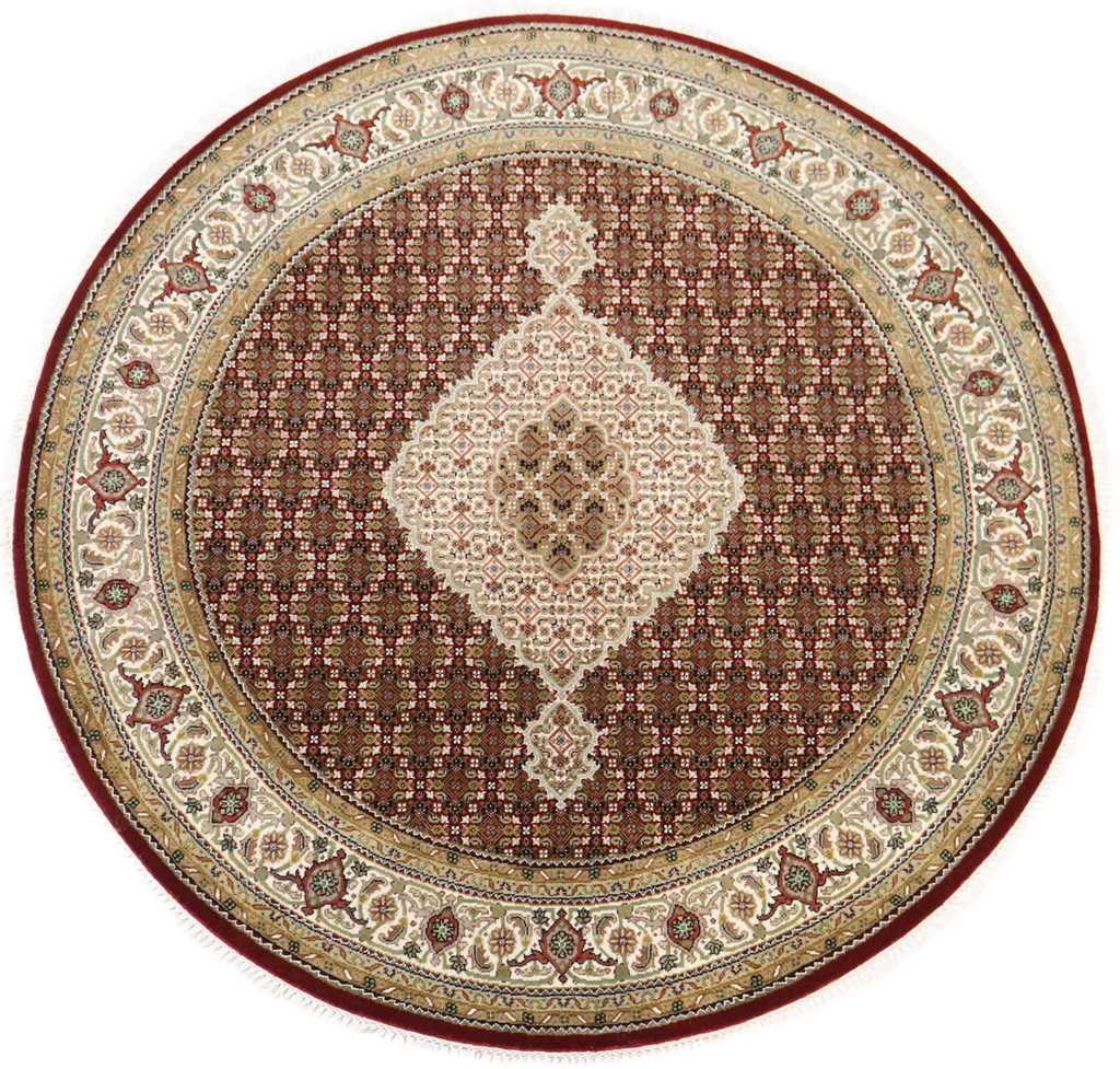  Mahi Tabriz Jaipur Round Rug (Ref 1068) 203cm Diameter