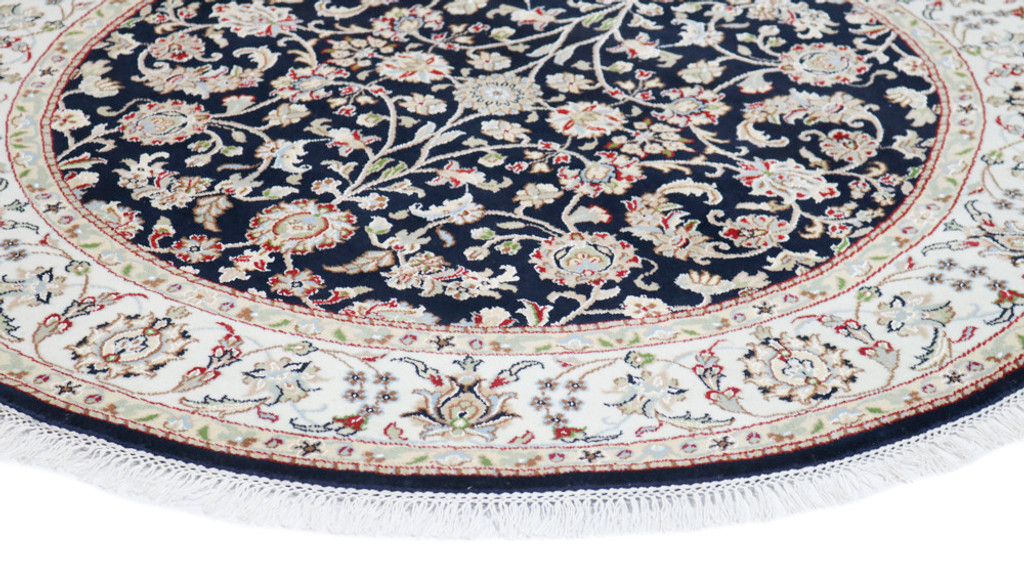 Nain Fine Round Jaipur Persian Rug (Ref 10293) 155cm Diameter