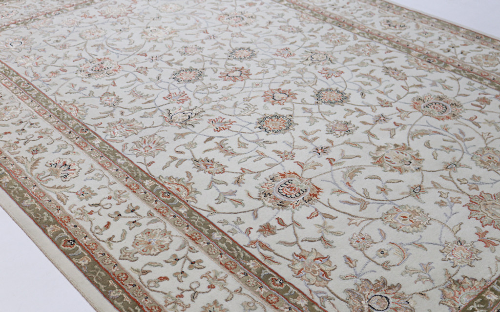 Transitional Wool & Silk Jaipur Rug (Ref 22514) 294x198cm