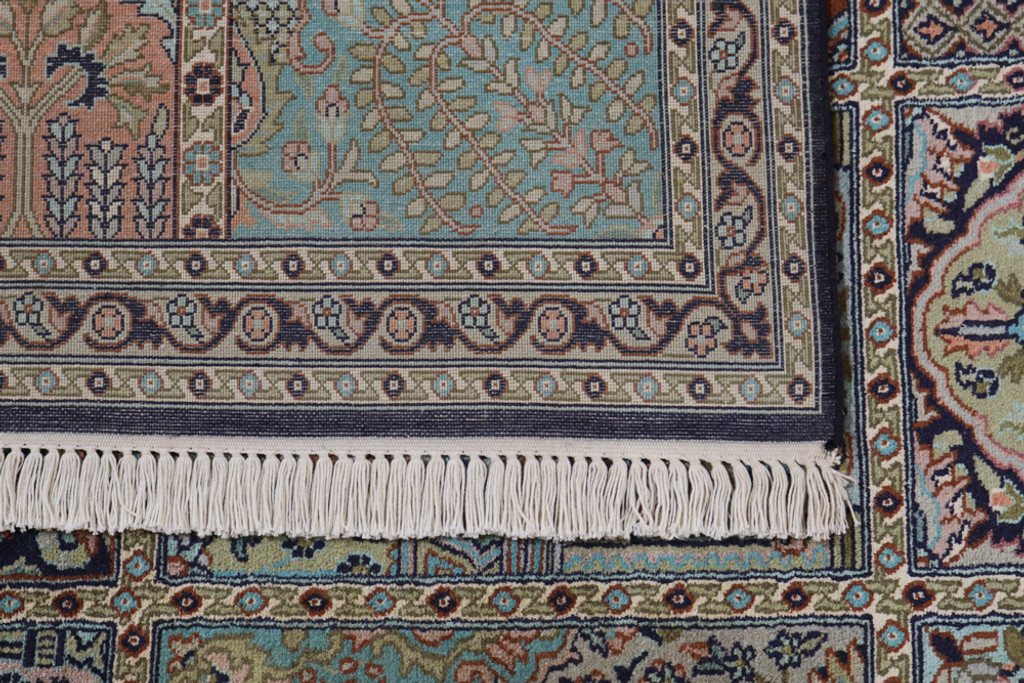  Kashmir Pure Silk Rug (Ref 2003) 336x243cm