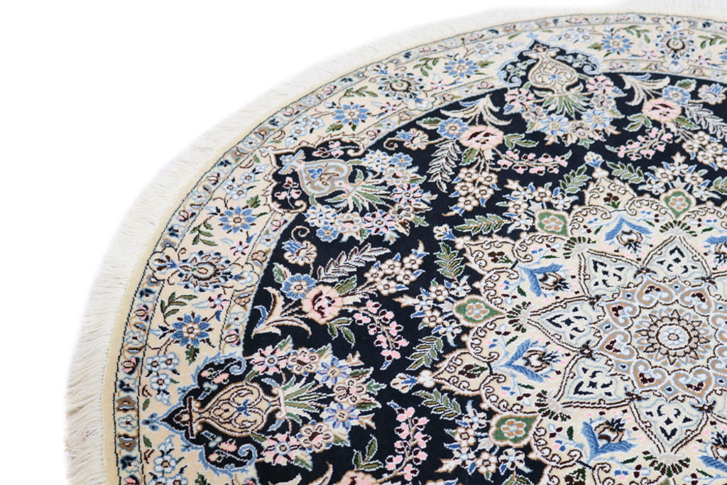 Nain Fine Round Persian Rug (Ref 177) 142cm Diameter