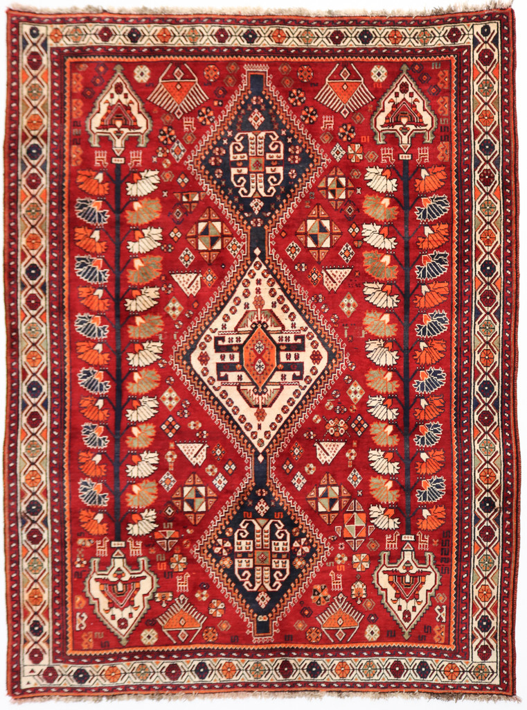 Vintage Shiraz Qashqai  Persian Rug (Ref 9218) 293x212cm