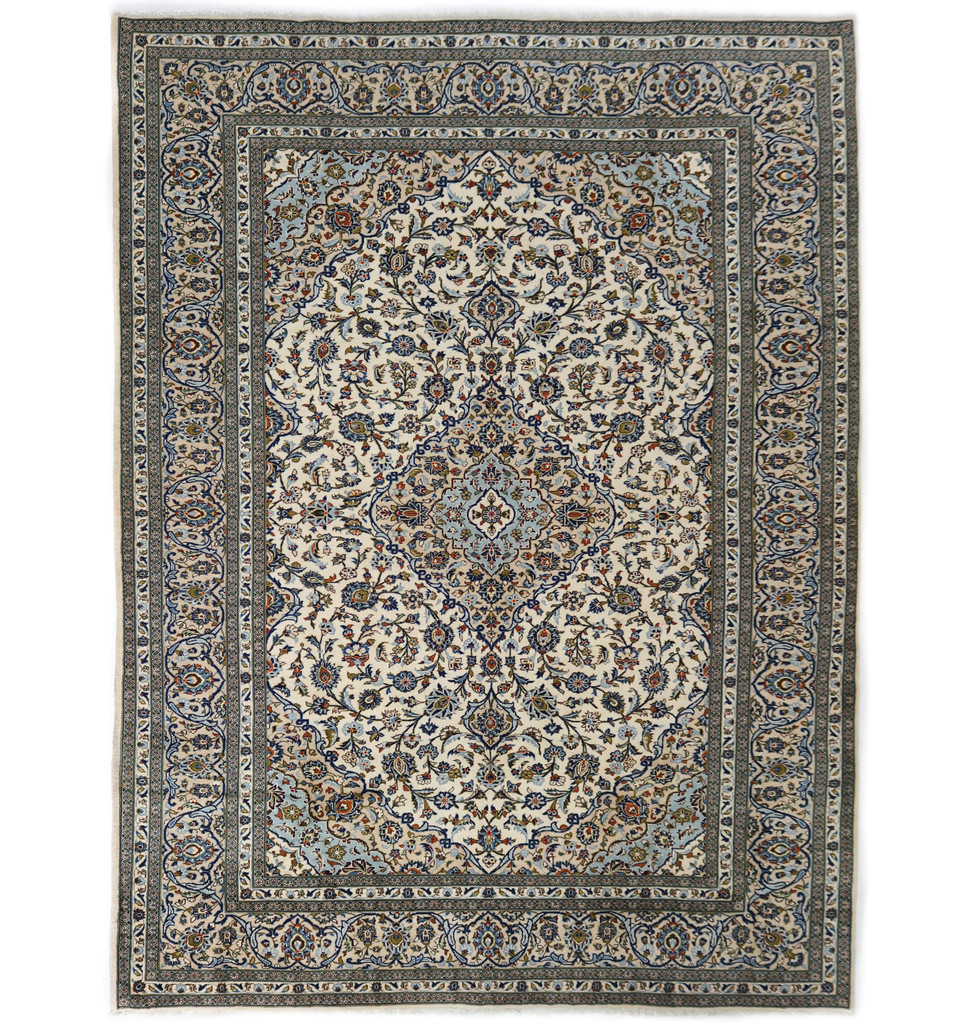 Kashan Pistachio Persian Rug (Ref 85) 400x292cm
