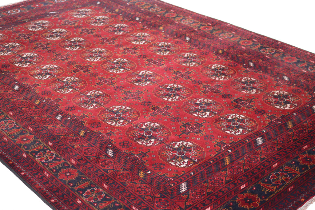 Afghan Vintage Bokhara Saruq Tribal Rug c1950 (Ref 23) 298x201cm