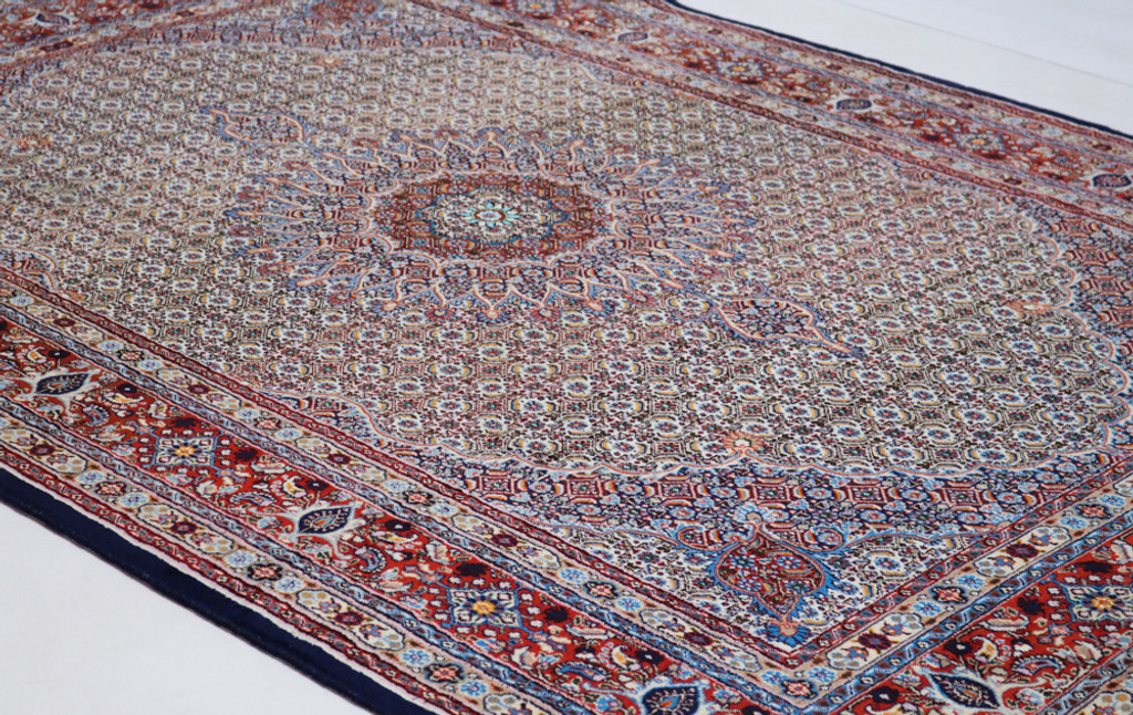 Birjand Fine Silk Inlay Persian Rug (Ref 186) 288 x194cm