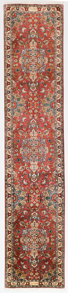 Floral Tabriz Fine Runner (Ref 1773) 406x79cm
